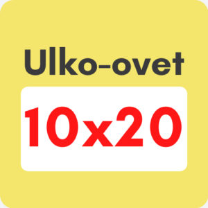 Ulko-ovet 10x20 - Ovikauppa.com