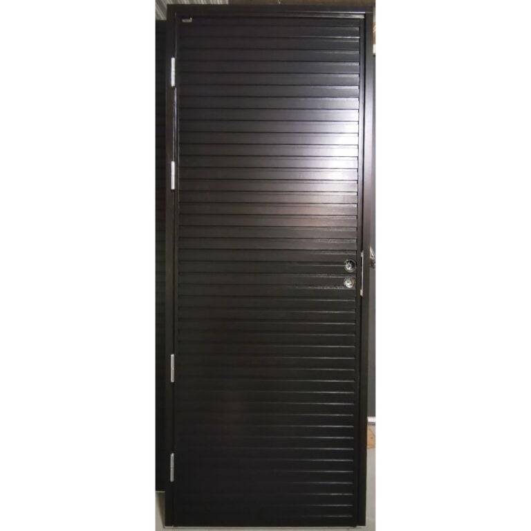 Ulko-ovi Kaskipuu Puudesign Niini thermo 9x23 vasen musta-persikka (2-laatu)