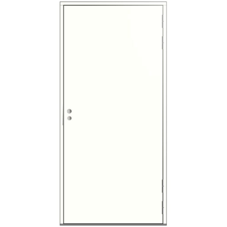 Palo-ovi Päijänne-ovet Talas sileä EI30 valkoinen 9-10x21