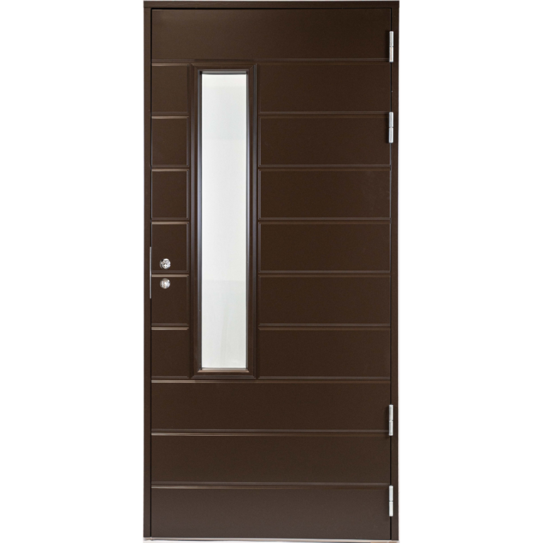 Ulko-ovi Myllyn ovet Keihäri ruskea 9-10x19-21