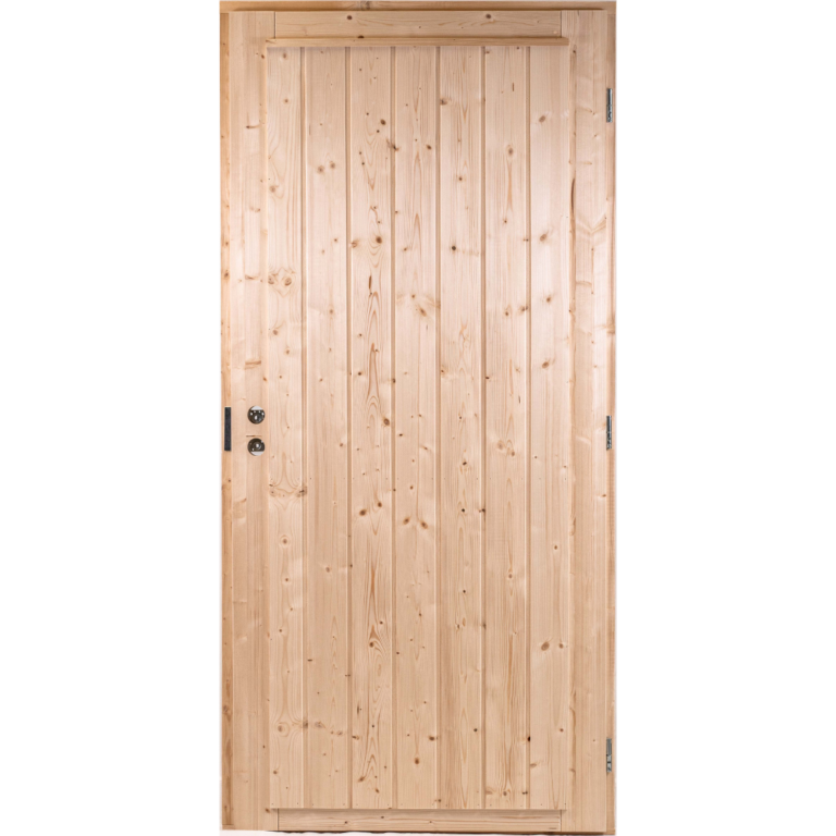 Umpinainen mökkiovi puuvalmis 8-10x18-21