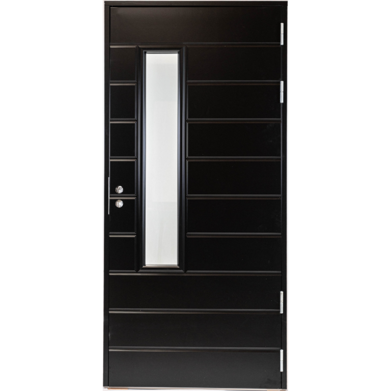 Ulko-ovi Myllyn ovet Keihäri musta 9-10x19-21