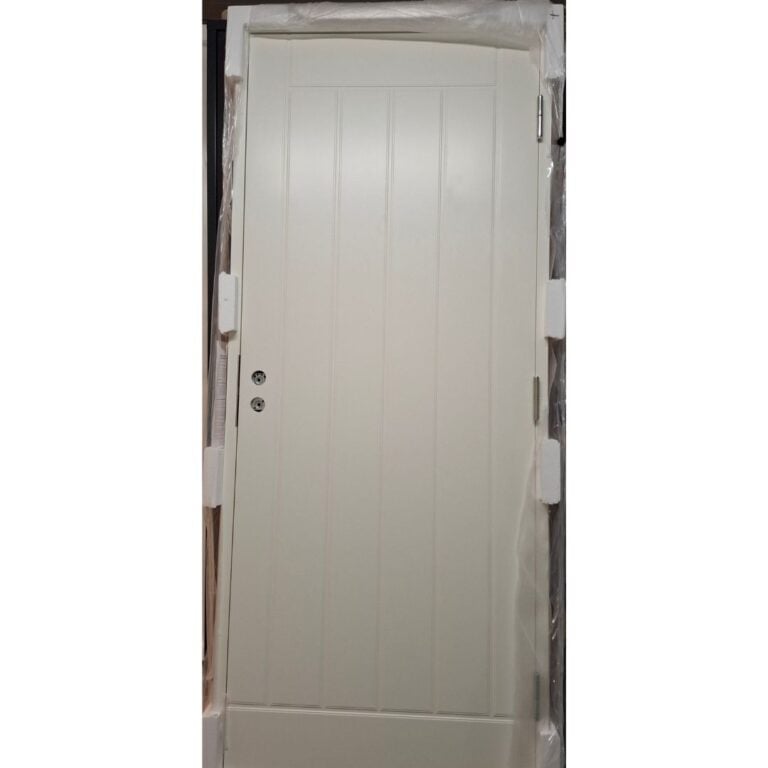 Varaston ovi Kaskipuu VO2 9x21 oikea valkoinen (2-laatu)