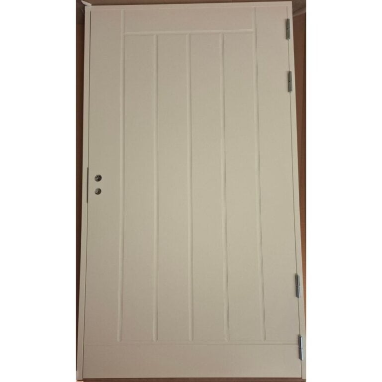 Varaston ovi Myllyn ovet Etu-Toulat valkoinen 12x21
