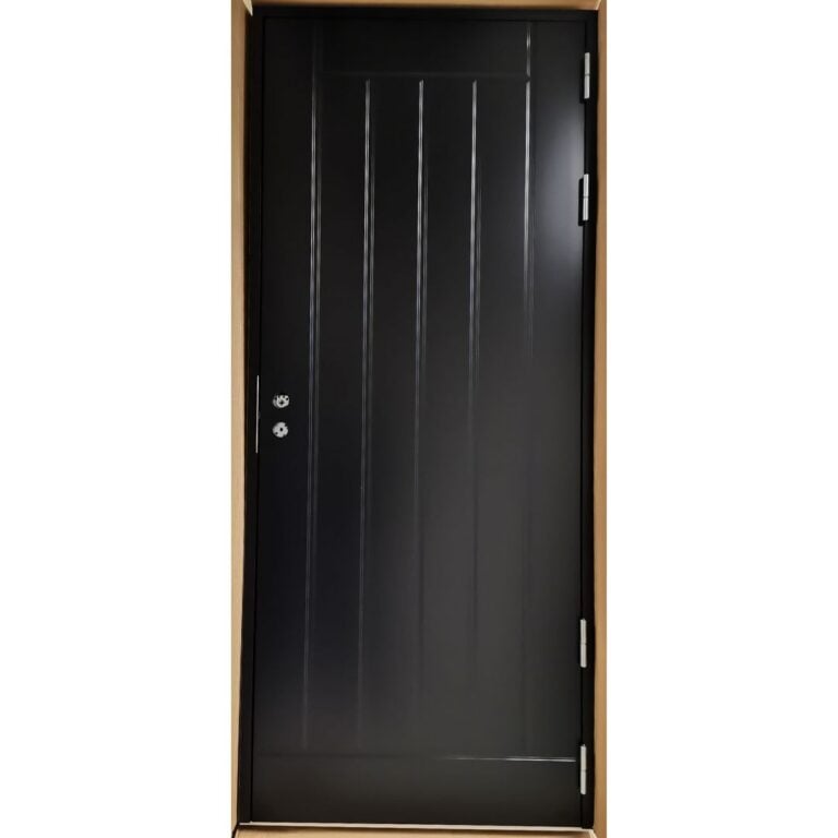 Varaston ovi Myllyn ovet Etu-Toulat musta 9-10x19-21