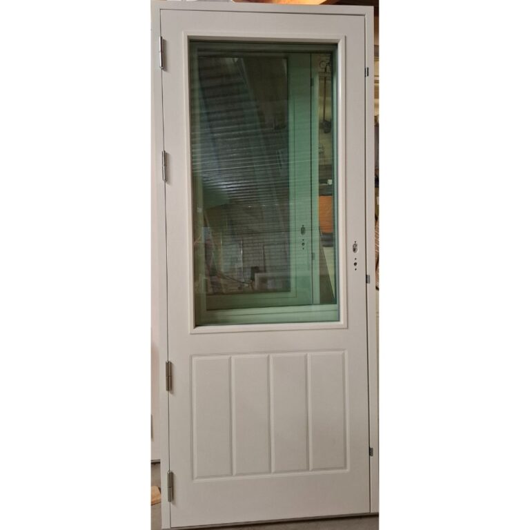 Parvekkeenovi Kaskipuu PO4 M14 1.0 9x21 valkoinen (2-laatu)