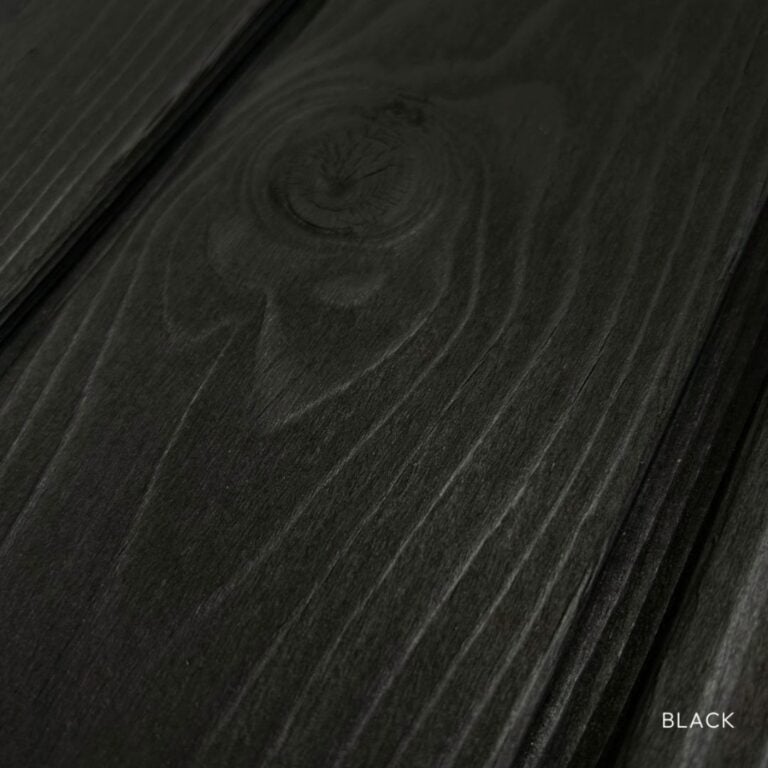 Hiilletty sisustuspaneeli Yakiwood Black 18x120x3900 mm