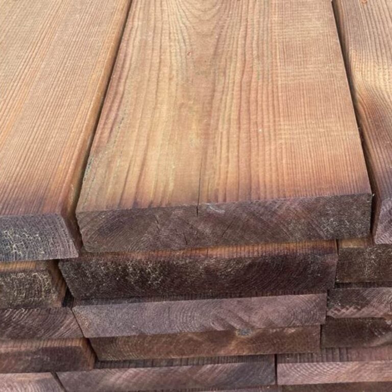 Runkopuutavara 48×198 mm talouslaadun painekyllästetty ruskea